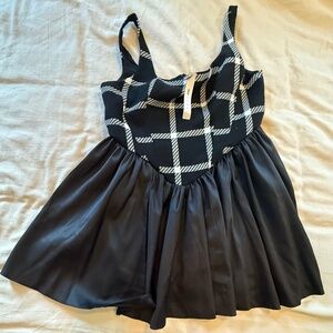 ASOS Short Faux Corset Dress